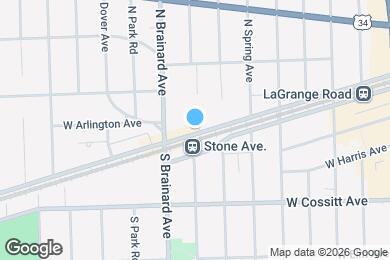 Map image of the property - 701 W Hillgrove Ave