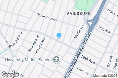 Map image of the property - 218 Columbia Ave