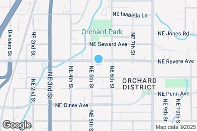 Map image of the property - 525 NE Revere Ave