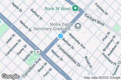 Map image of the property - 2629 S Carrollton Ave