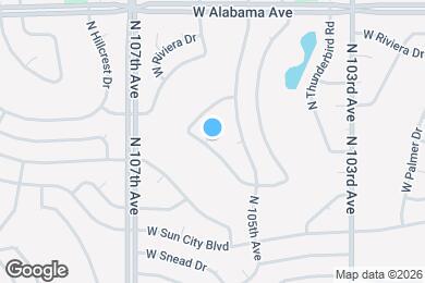 Map image of the property - 11633 N Desert Hills Dr W