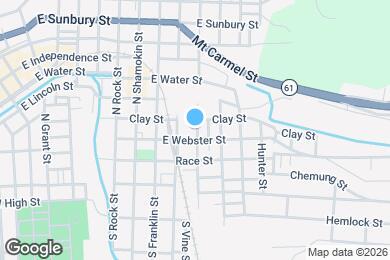 Map image of the property - 214 N Vine St