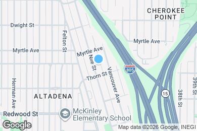 Map image of the property - 3333 Nile St