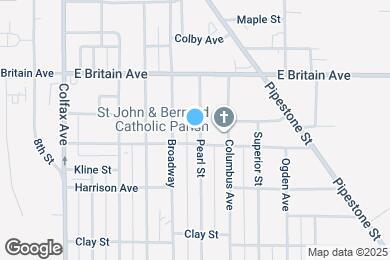 Map image of the property - 600 Pearl St