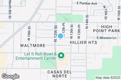 Map image of the property - 1215 E Mission Ln