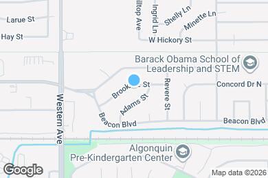 Map image of the property - 592 Brookline St
