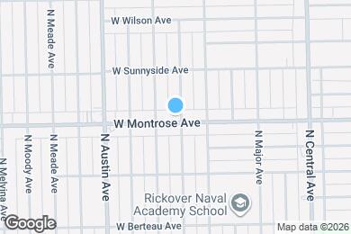 Map image of the property - 5838 W Montrose Ave