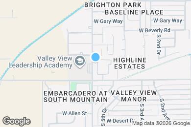 Map image of the property - 8216 S 6th Ln