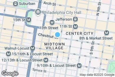 Map image of the property - FOUND Residences | Philadelphia