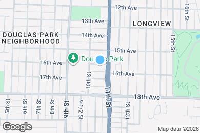 Map image of the property - 1020 16th Ave