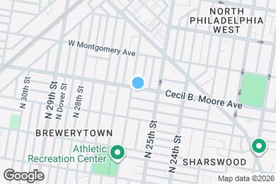 Map image of the property - 2542 Cecil B. Moore Ave