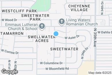 Map image of the property - 12807 N 38th Ave