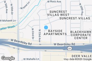 Map image of the property - 3239 W Tonopah Dr
