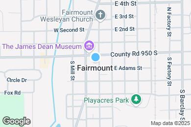 Map image of the property - 116 S Walnut St