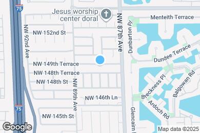 Map image of the property - 8754 NW 149th Ter
