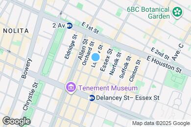 Map image of the property - 152 Ludlow St
