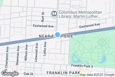 Map image of the property - 1471 E Broad St