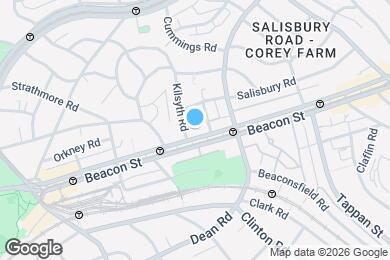 Map image of the property - 1806 Beacon St
