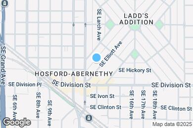 Map image of the property - 2327 SE Elliott Avenue