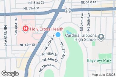 Map image of the property - 4755 NE 23rd Ave