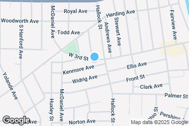Map image of the property - 1501 W 3rd St