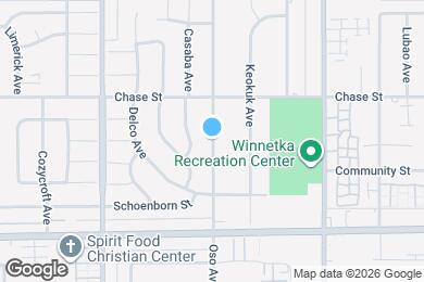 Map image of the property - 8431 Oso Ave