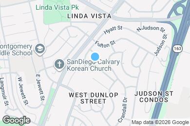 Map image of the property - 7132 E Hyatt St