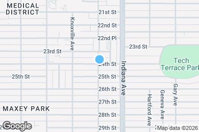 Map image of the property - 2405 Joliet Ave