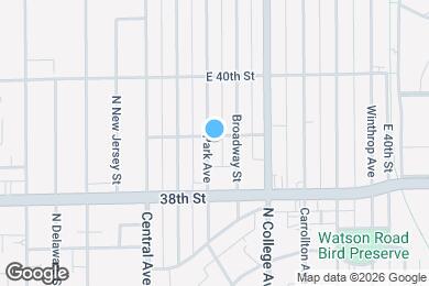 Map image of the property - 607 E 39th St