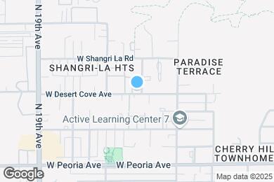 Map image of the property - 11002 N 16th Ave