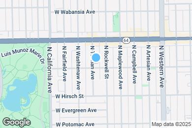 Map image of the property - 1505 N Talman Ave