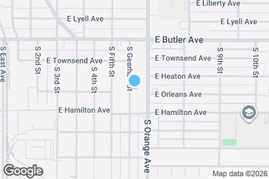 Map image of the property - 1635 S Gearhart St