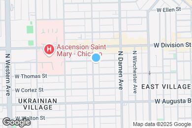 Map image of the property - 1123 N Hoyne Ave