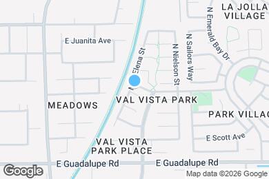 Map image of the property - 1018 E Stanford Ave