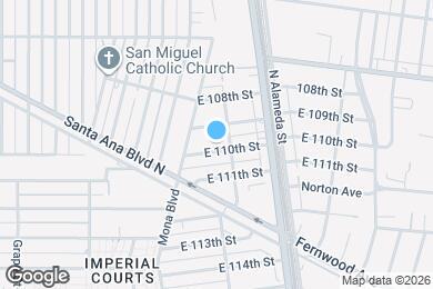 Map image of the property - 2429 E 110th St