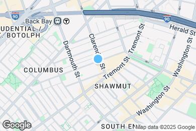 Map image of the property - 14 Clarendon St