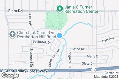 Map image of the property - 256 Creek Cove Dr