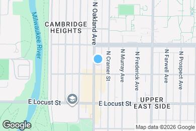 Map image of the property - 3024 N Oakland Ave