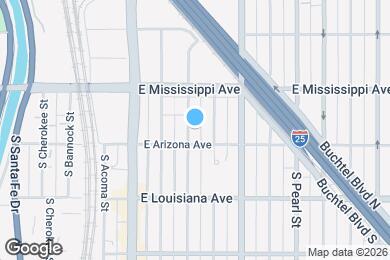 Map image of the property - 1166 S Sherman St