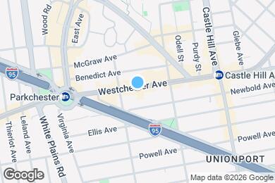 Map image of the property - 2026 Westchester Ave