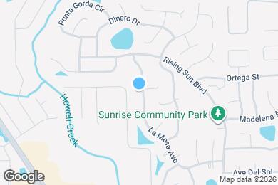 Map image of the property - 1195 La Mesa Ave