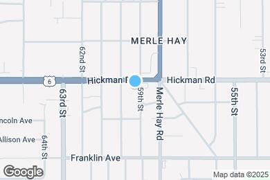 Map image of the property - Comfortable living minutes from Merle Hay Mall!