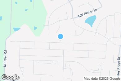 Map image of the property - 1302 NW Hilltop Ln