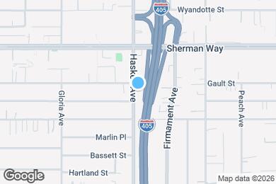 Map image of the property - 7040 Haskell Ave