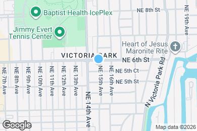 Map image of the property - 561 NE 15th Ave