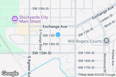 Map image of the property - 1413 S Barnes Ave