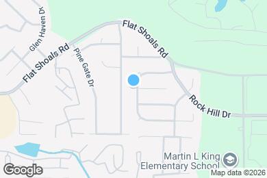 Map image of the property - 5599 Rock Shoals Way