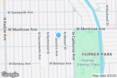 Map image of the property - 4325 N Francisco Ave