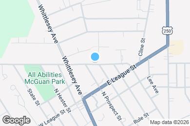 Map image of the property - 21 E Washington St