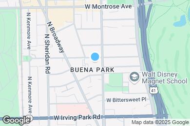 Map image of the property - 815 W Buena Ave